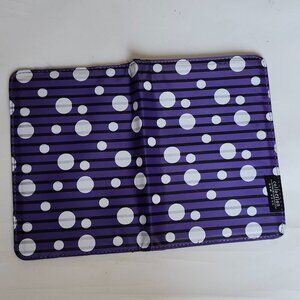 Collection New York Tablet Sleeve Book Jacket Purple Dots 6" x 8 3/8"